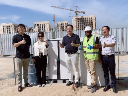 力鼎環(huán)保在迪拜！力鼎清道夫立足中國(guó)，走向世界
